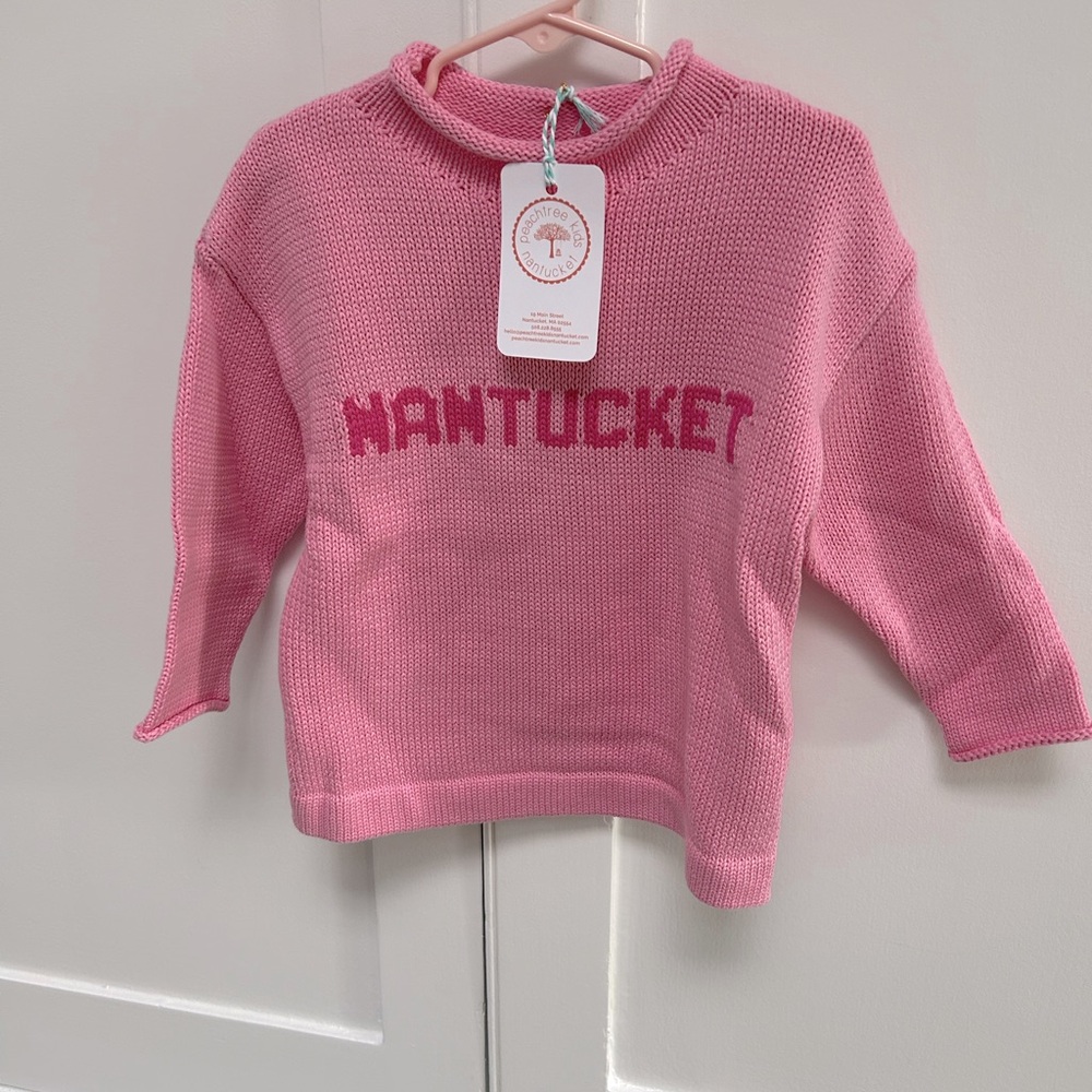 Toddler Nantucket Sweater Pink